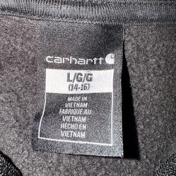 CARHATTT ZIPPER HOODIE (kids large so it fits me:women’s small) - Picture 4 of 9